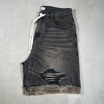 Vale Rainstorm Dirty Denim Jean Short Jhorts Size 34 NEW x18234