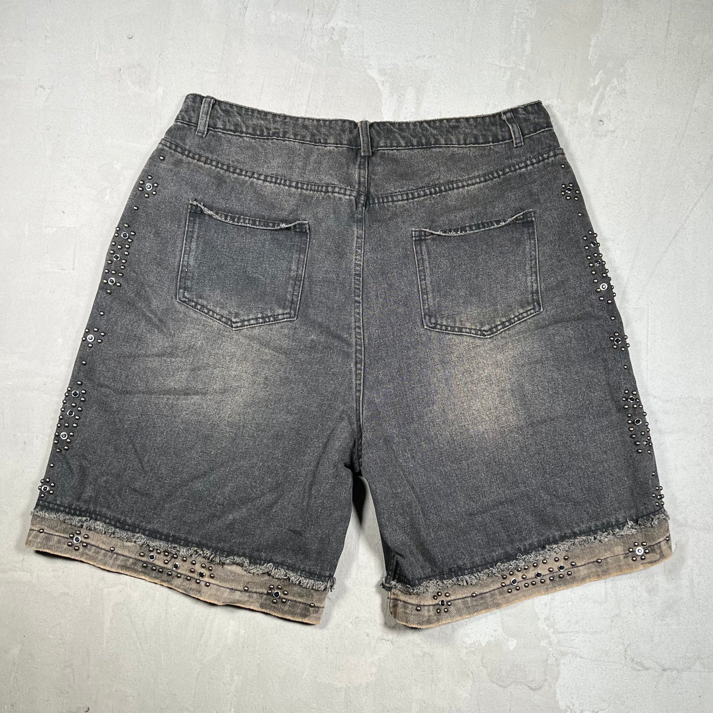 Vale Rainstorm Dirty Denim Jean Short Jhorts Size 34 NEW x18234