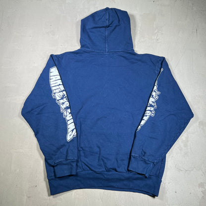 Warren Lotas Fiery Glare Navy Blue Hoodie Size Large USED x18205