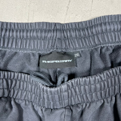GV Gallery Raspberry Calligraphy Grey Sweatpants Size XXL USED x18223