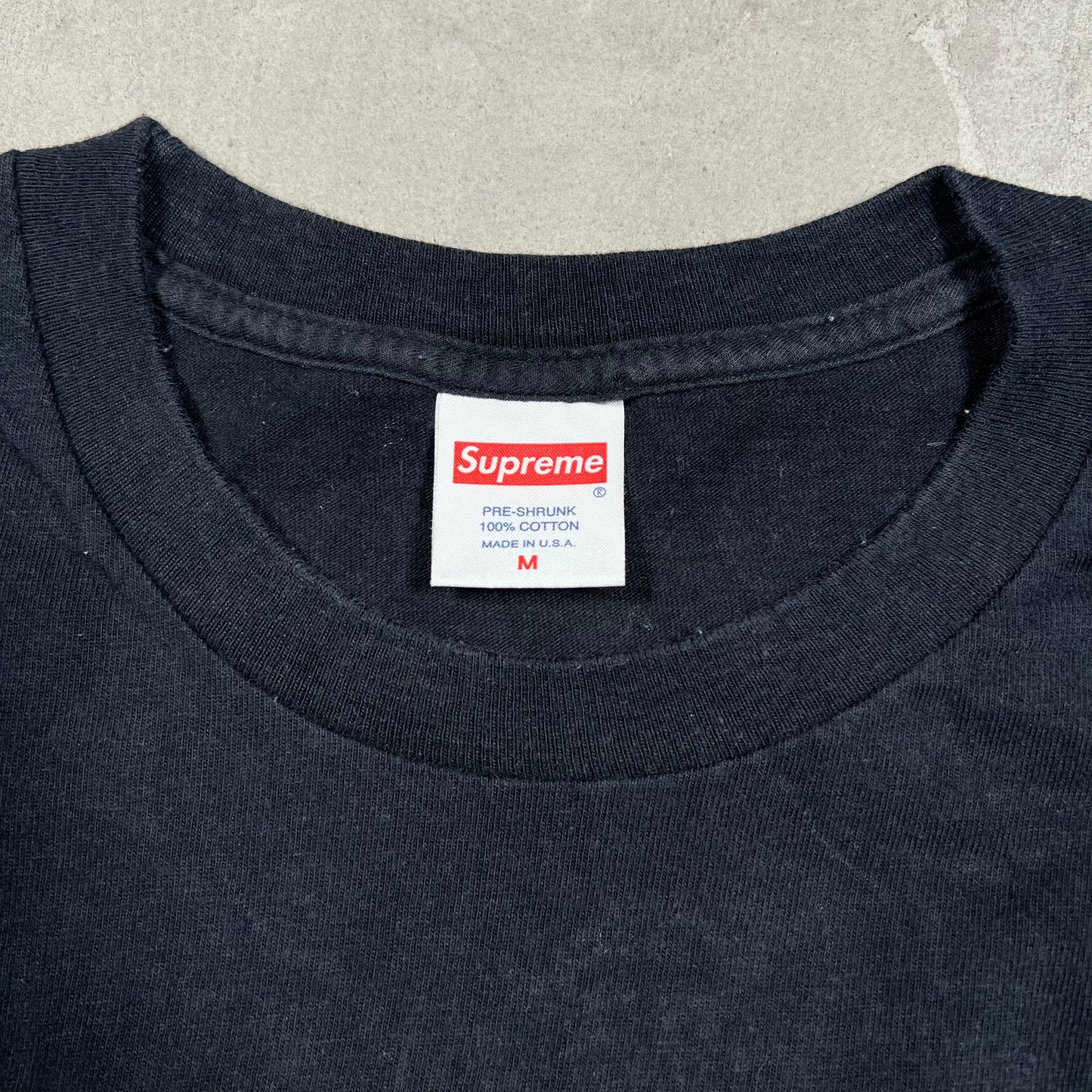 Supreme Screw Black Tee Size Medium USED x18125