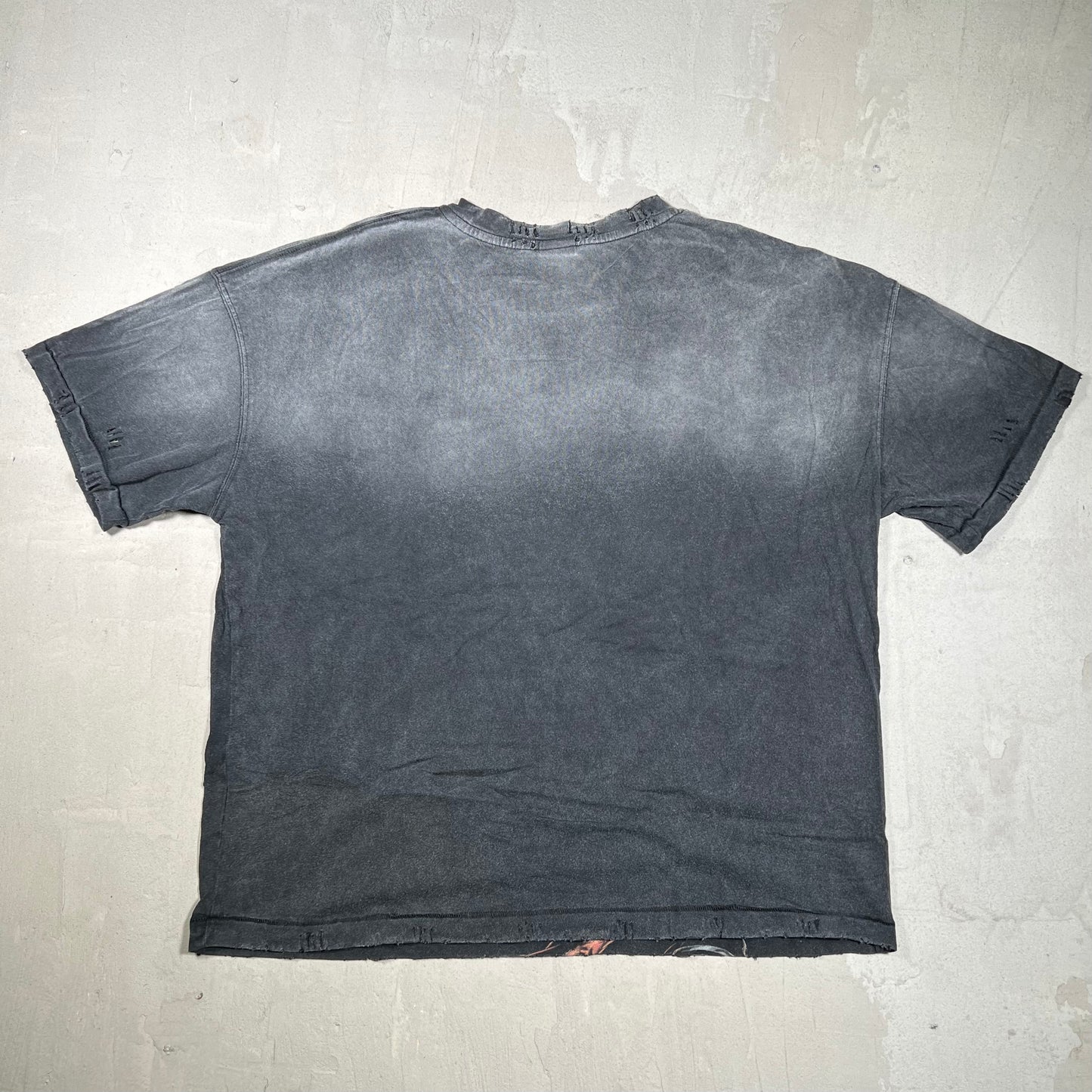 Vale Roaring Rottweiler Washed Black Tee Size Large NEW x18233
