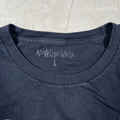 KidSuper Huf Sickamore Program 1 Black Tee Size Large USED x18249