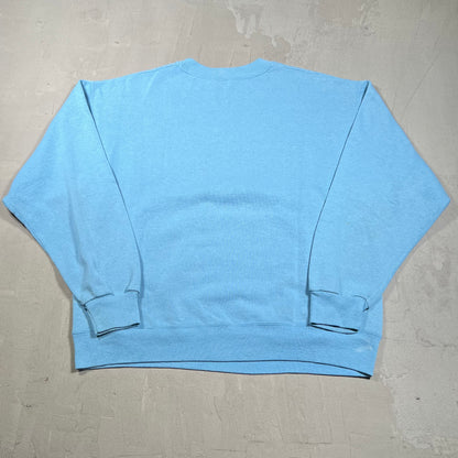 1995 Houston Oilers Baby Blue Crewneck Size Large USED v19988