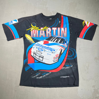 1996 Mark Martin Valvoline AOP Nascar Racing Tee Size Large USED v19993