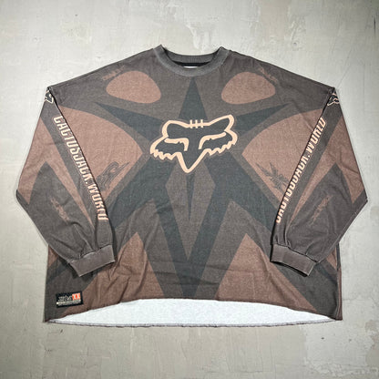 Travis Scott Fox Racing Brown Jersey (2024) Size Large USED x18309