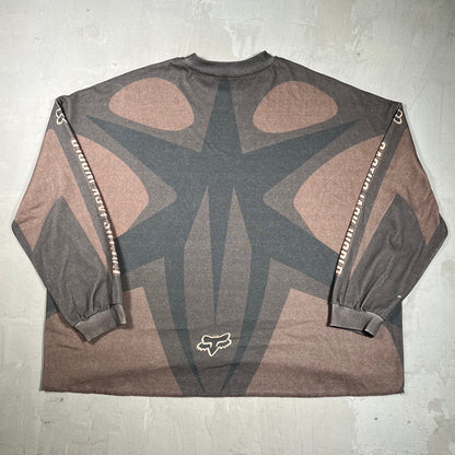 Travis Scott Fox Racing Brown Jersey (2024) Size Large USED x18309