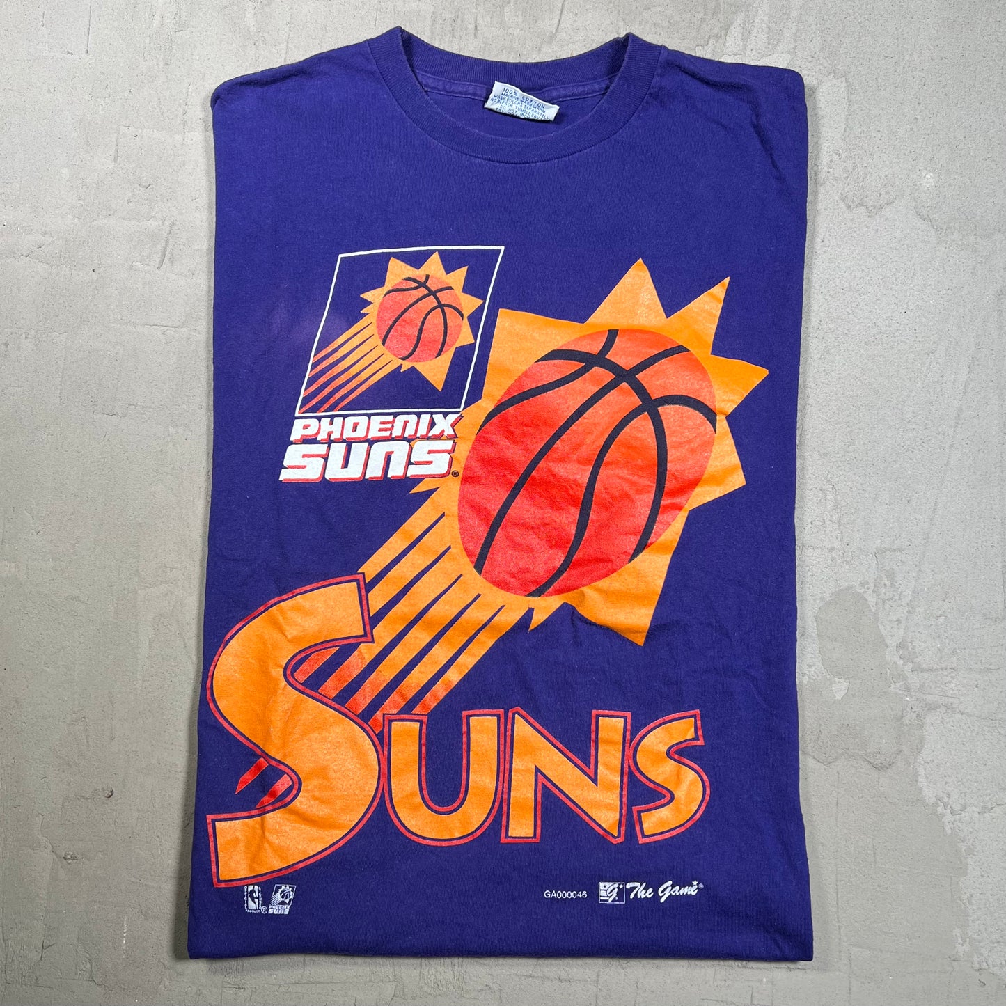 1990s Phoenix Suns Purple Tee Size Large USED v19990