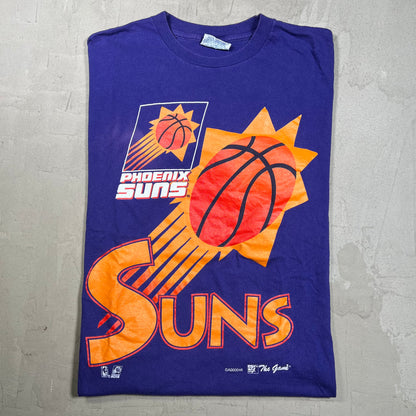 1990s Phoenix Suns Purple Tee Size Large USED v19990