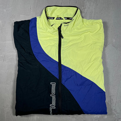 Palace Wave Runner Lightweight Black/Blue Shell Jacket Size Large USED x18307