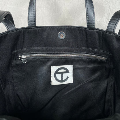 Telfar Medium Black Shopping Bag USED x18302