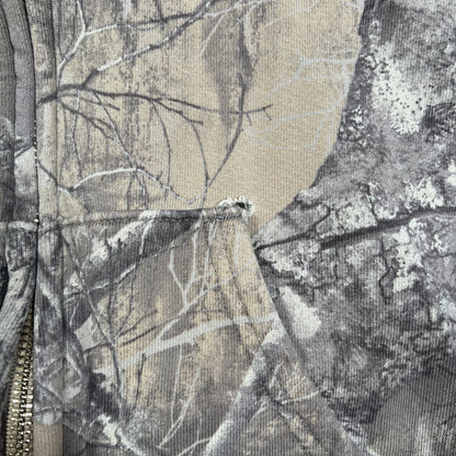 Akimbo RealTree Camo Zip Up Hoodie Size Medium USED x18297