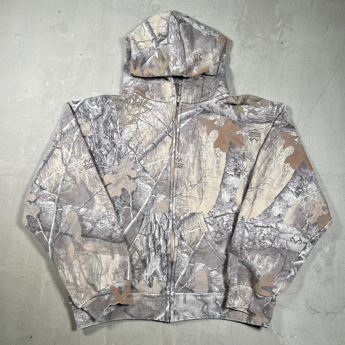 Akimbo RealTree Camo Zip Up Hoodie Size Medium USED x18297