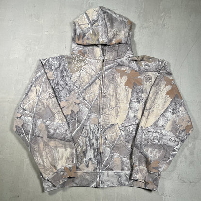 Akimbo RealTree Camo Zip Up Hoodie Size Medium USED x18297