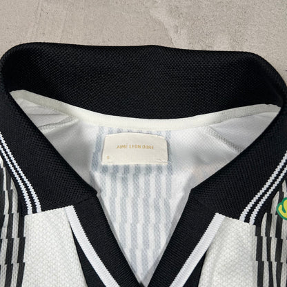 Aime Leon Dore ALD Team Leon White Soccer Jersey Size Small USED x18301