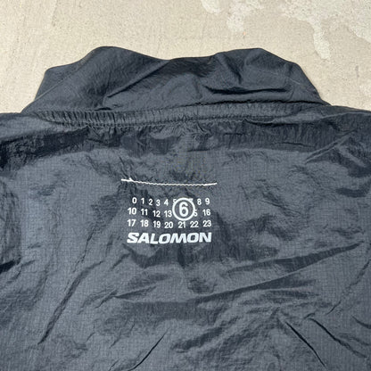 Maison Margiela MM6 Salomon Black Lightweight Zip Up Jacket Size Medium USED x18296