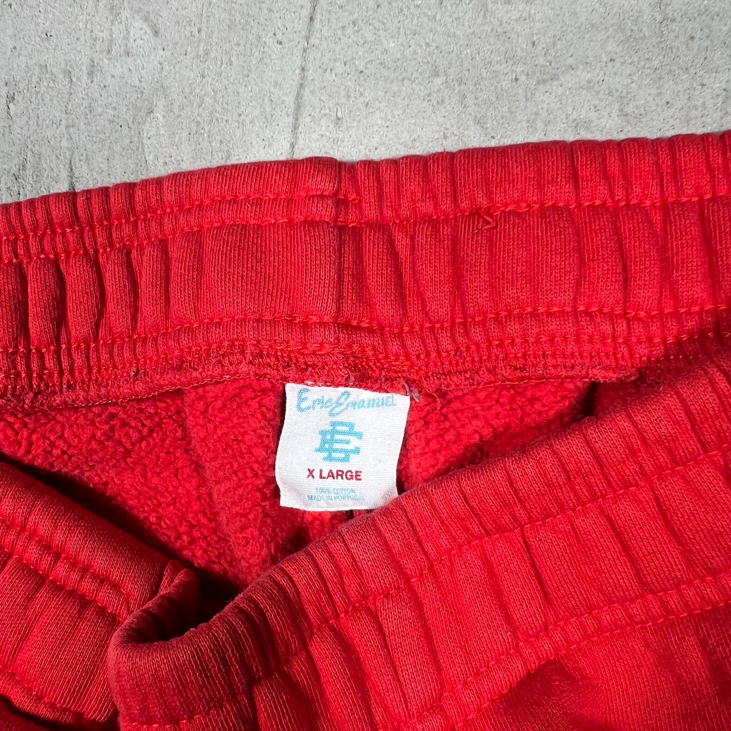 Eric Emanuel Red Sweatpants Size XL USED x18306