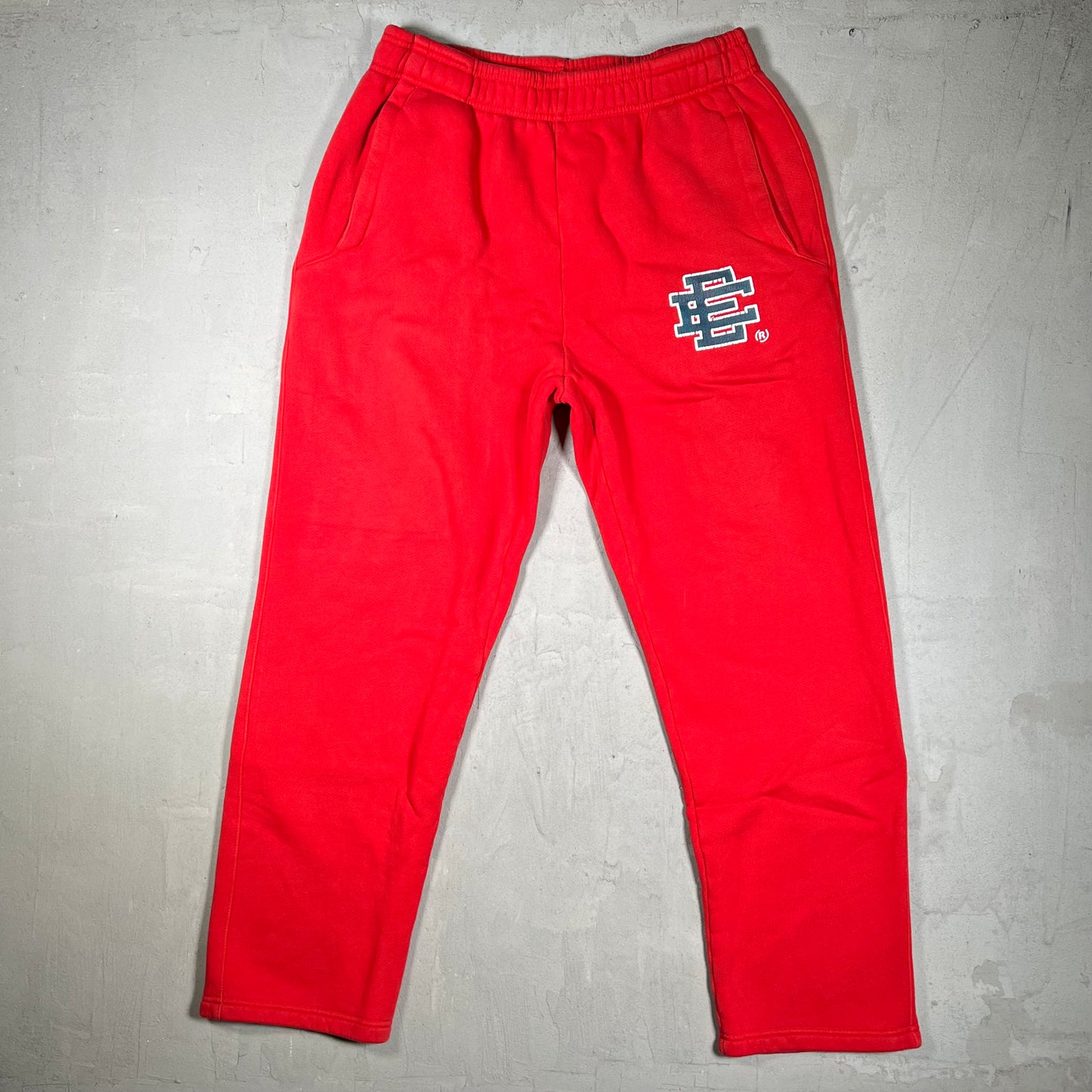 Eric Emanuel Red Sweatpants Size XL USED x18306