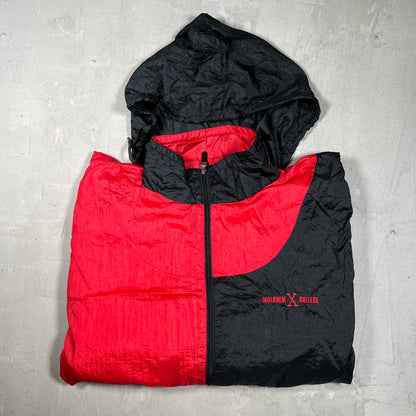 1990s Malcom X Red/Black Tracksuit Size XL USED v19986