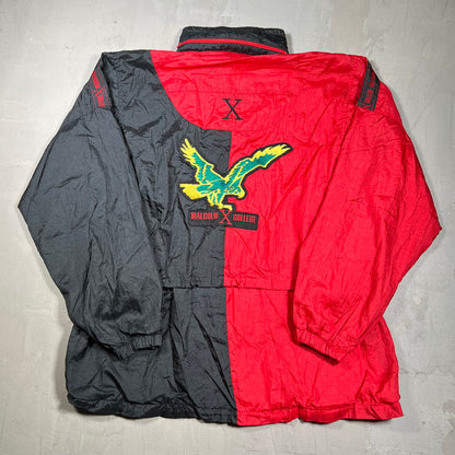 1990s Malcom X Red/Black Tracksuit Size XL USED v19986