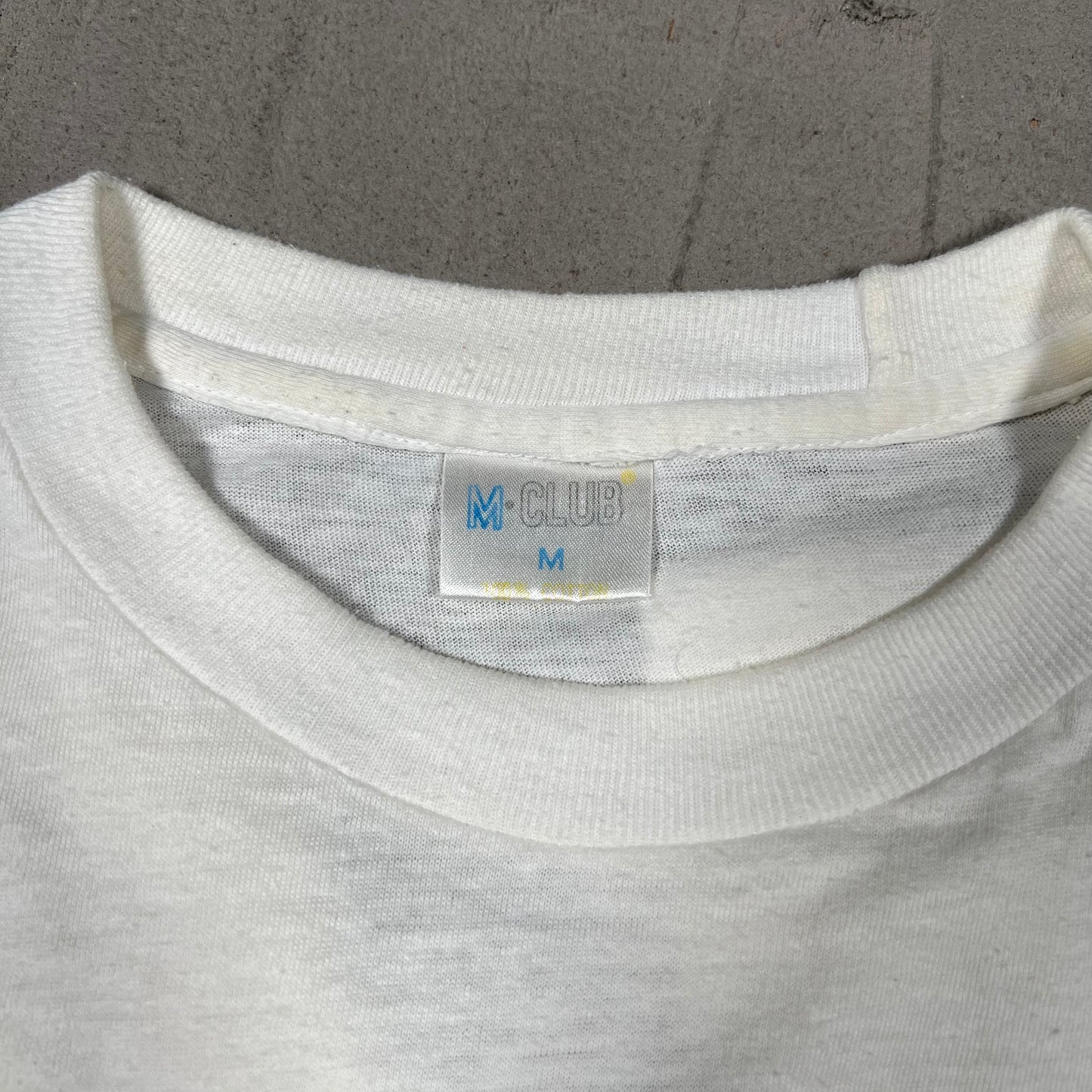 1990s Michael Jackson Best Bootleg White Tee Size Medium USED v20018