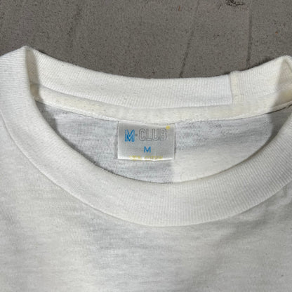 1990s Michael Jackson Best Bootleg White Tee Size Medium USED v20018