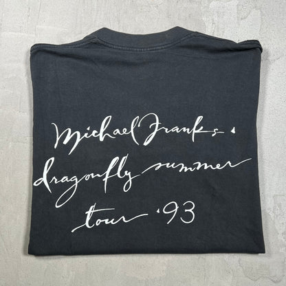 1993 Michael Frank Dragonfly Summer Black Tee Size Large USED v20001