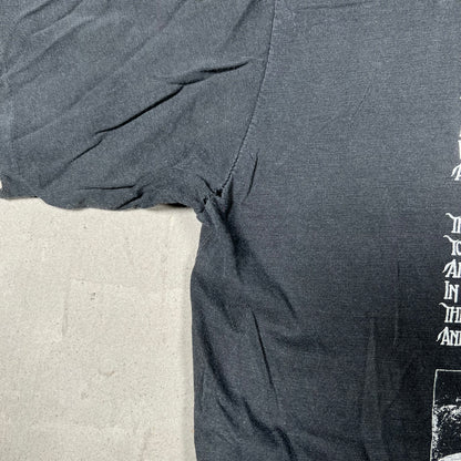 1989 Led Zeppelin "The Hermit" Black Tee Size Large USED v20004