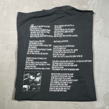1989 Led Zeppelin "The Hermit" Black Tee Size Large USED v20004