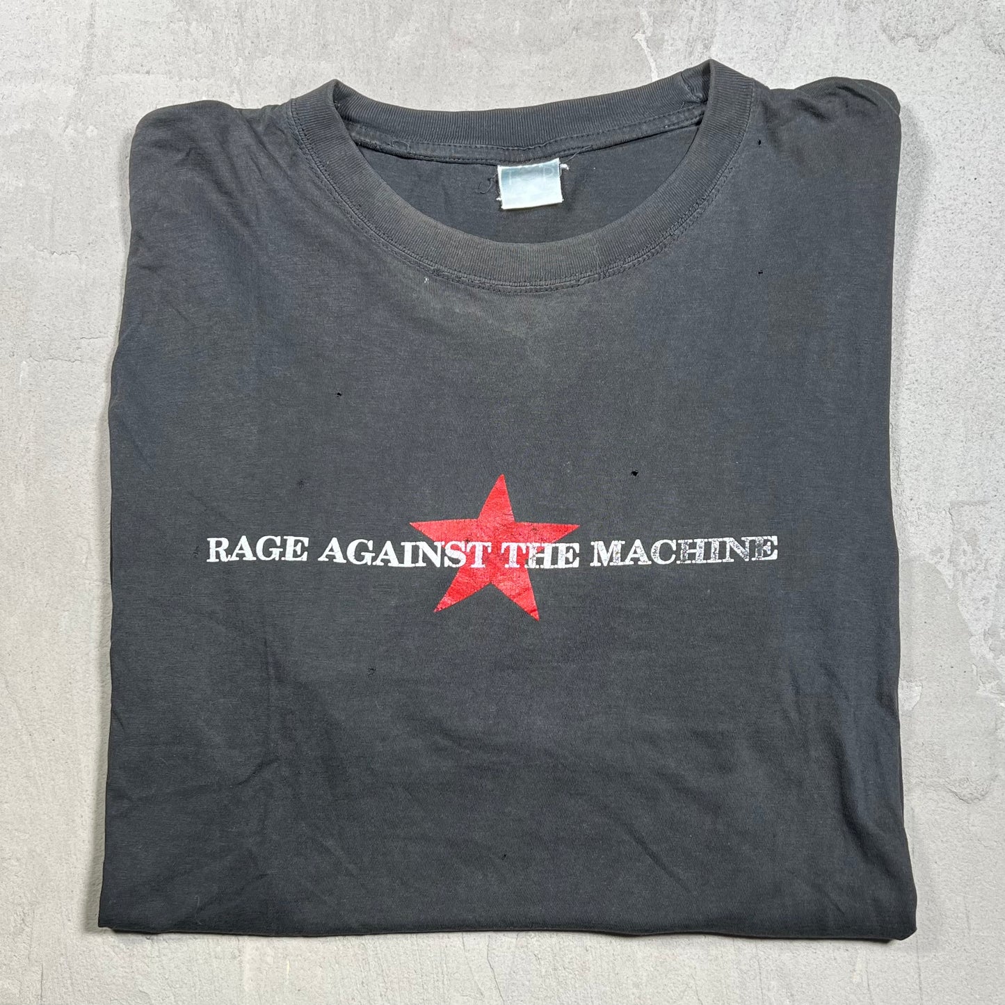 1999 Rage Against the Machine Battle of LA Black Tee Size XL USED v20003