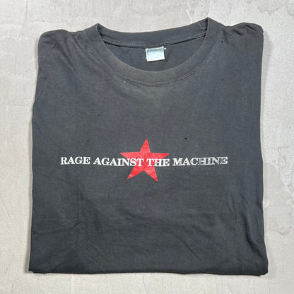 1999 Rage Against the Machine Battle of LA Black Tee Size XL USED v20003