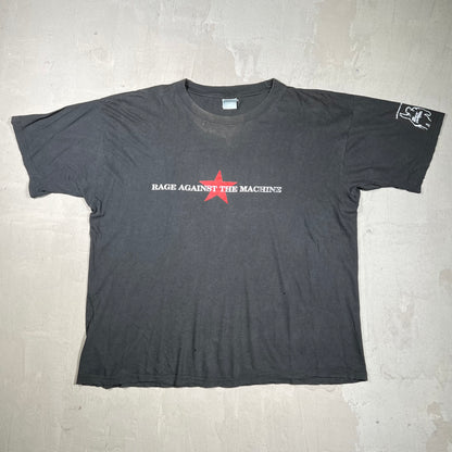 1999 Rage Against the Machine Battle of LA Black Tee Size XL USED v20003