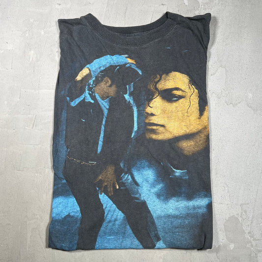 1992 Michael Jackson Dangerous Black Tour Tee Size Small USED v19999