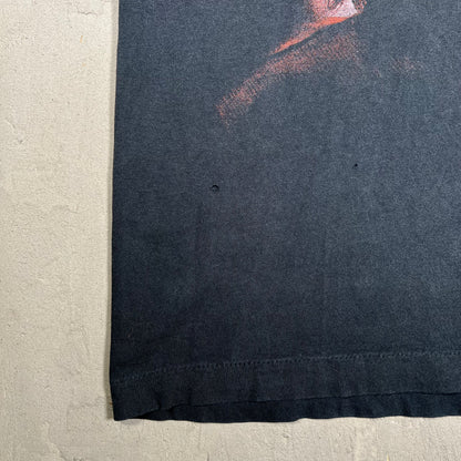 1990s Che Guevara Big Face Tee Black Size XL USED v20021
