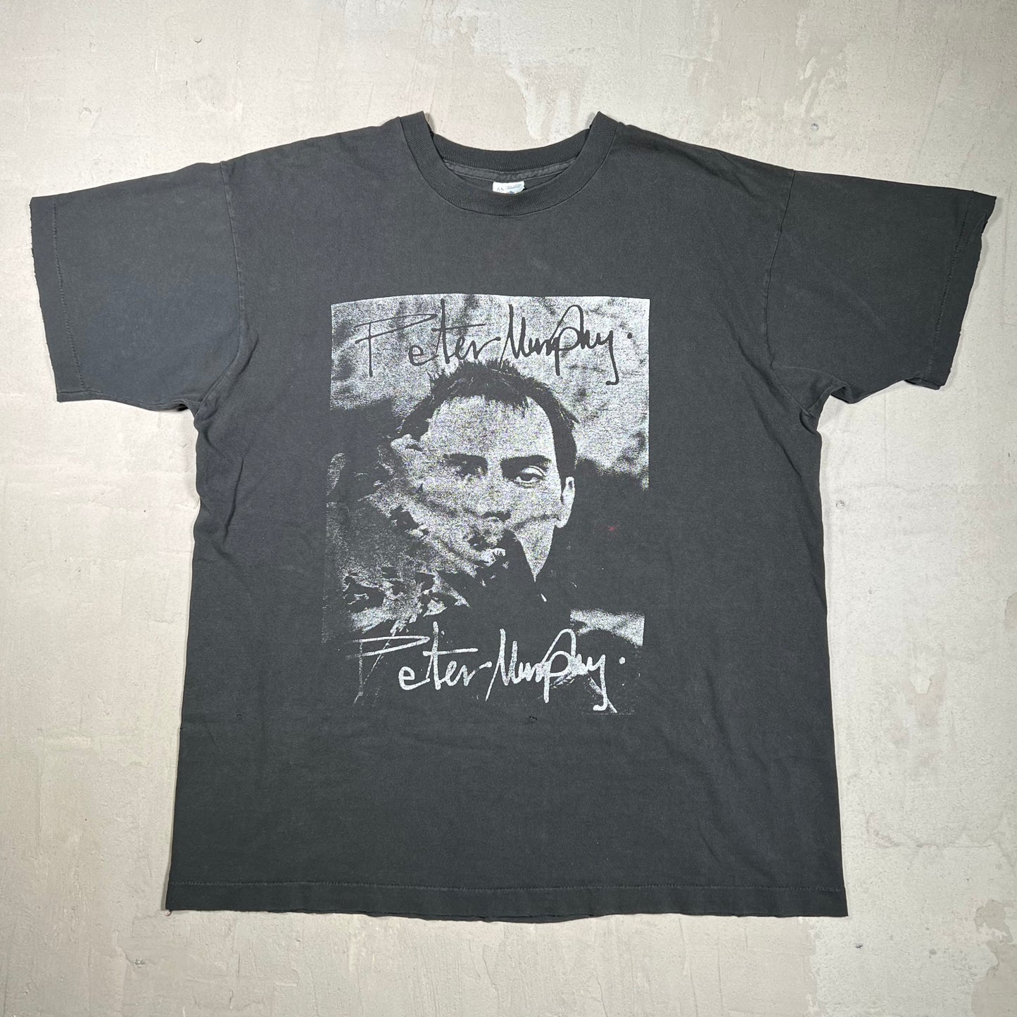 1992 Peter Murphy "Holy Smoke" Tour Black Tee Size XL USED v20002