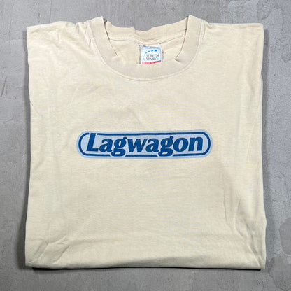 1990s Lagwagon To All My Friends Tan Tee Size XL USED v20023