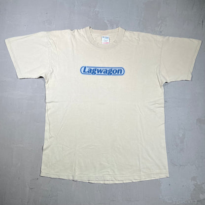 1990s Lagwagon To All My Friends Tan Tee Size XL USED v20023
