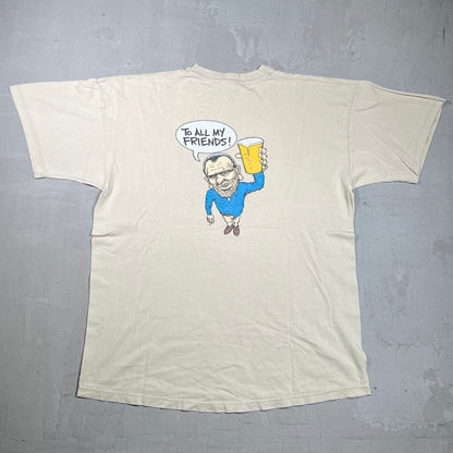 1990s Lagwagon To All My Friends Tan Tee Size XL USED v20023