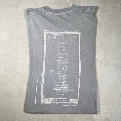 1994 Pearl Jam Grey "Freak" Tee Size Large USED v20006