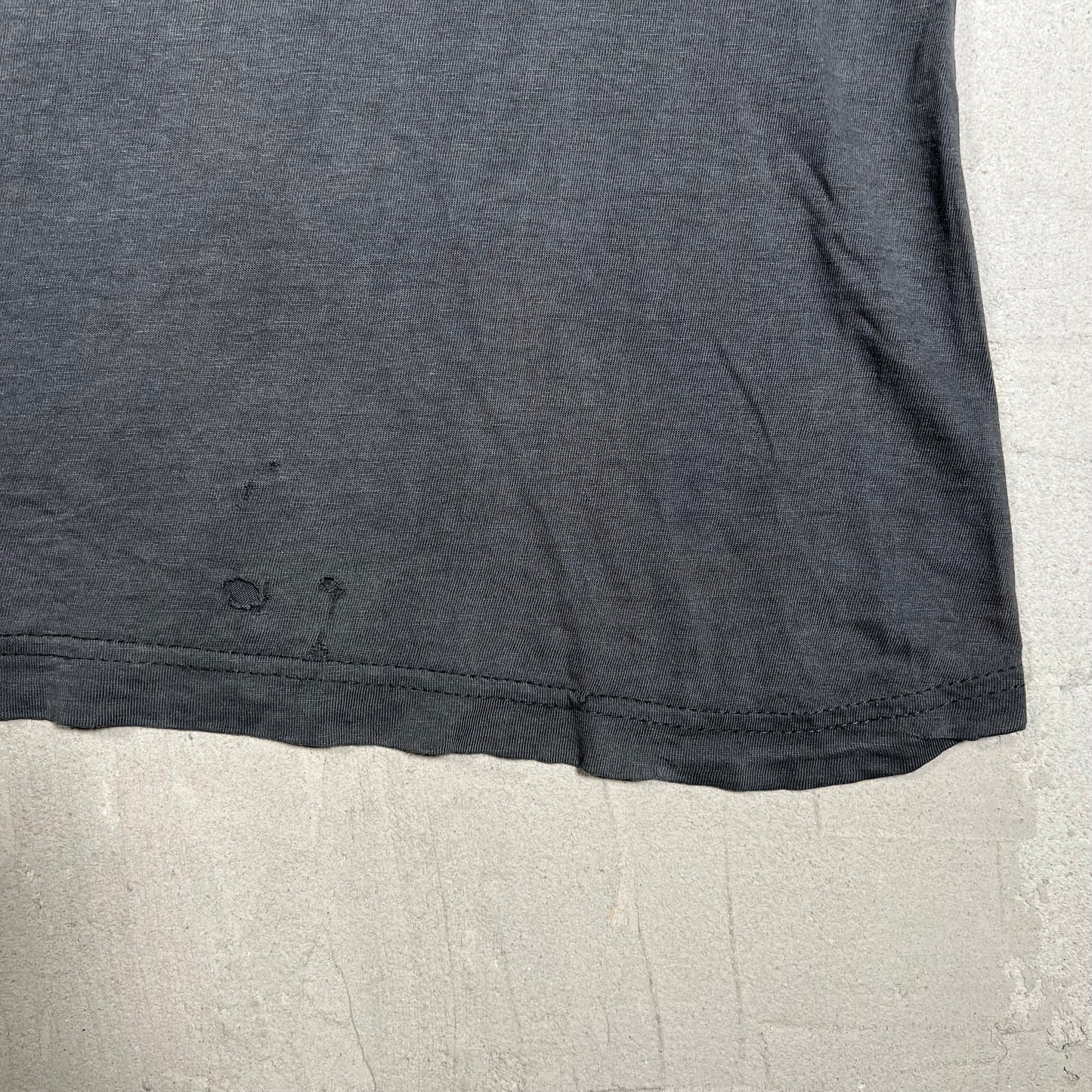 1990s Dead Kennedys Holiday in Cambodia Washed Black Tee Size Large USED v20024