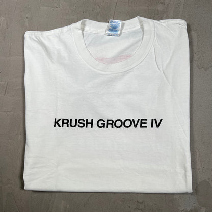 1990s Run DMC Raising Hell Krush Groove White Tee Size Large USED v120013