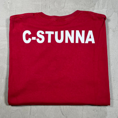 2009 Lil Wayne Smooth As Water C-Stunna Red Tee Size Medium USED v20015