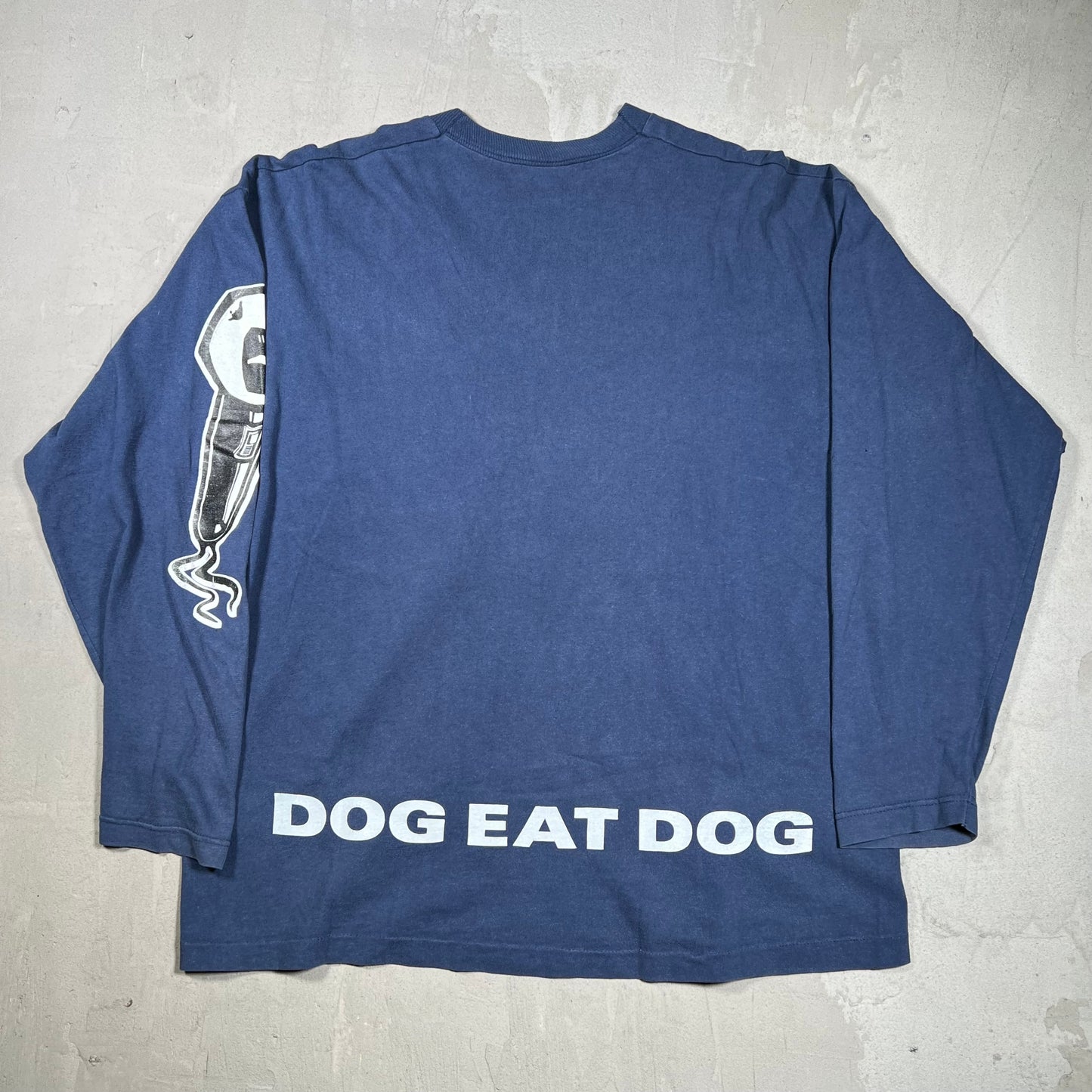 1995 Dog Eat Dog Navy Longsleeve Size Large USED v19998
