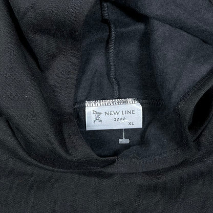 2000 Nirvana Kurt D Cobain Big Head Black Hoodie Size XL USED v20016