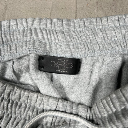 HMDD Grey Striped Sweatpants Size Large USED x18314