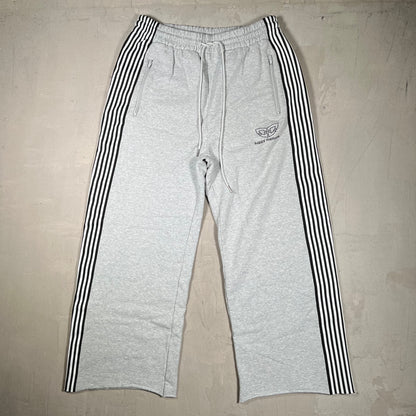 HMDD Grey Striped Sweatpants Size Large USED x18314