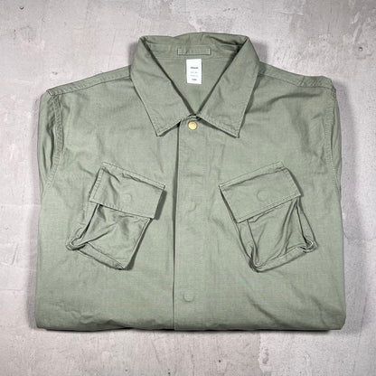 JJJJound RipStop Green Utility Jacket Size XL USED x18322