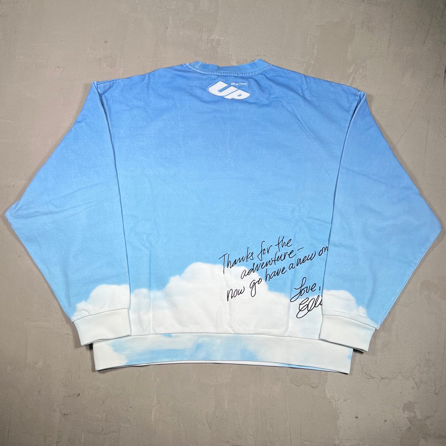 Kith Disney Pixar Up Nelson Blue Crewneck Size XL NEW x18320