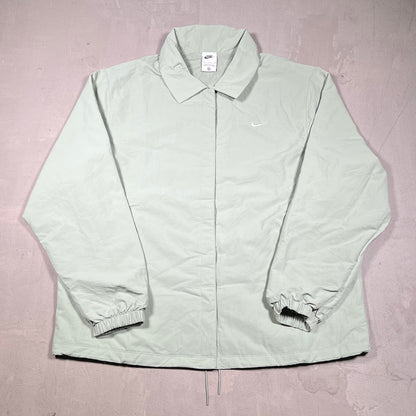 Nike Sage Green Coach's Jacket Size Medium USED v19985