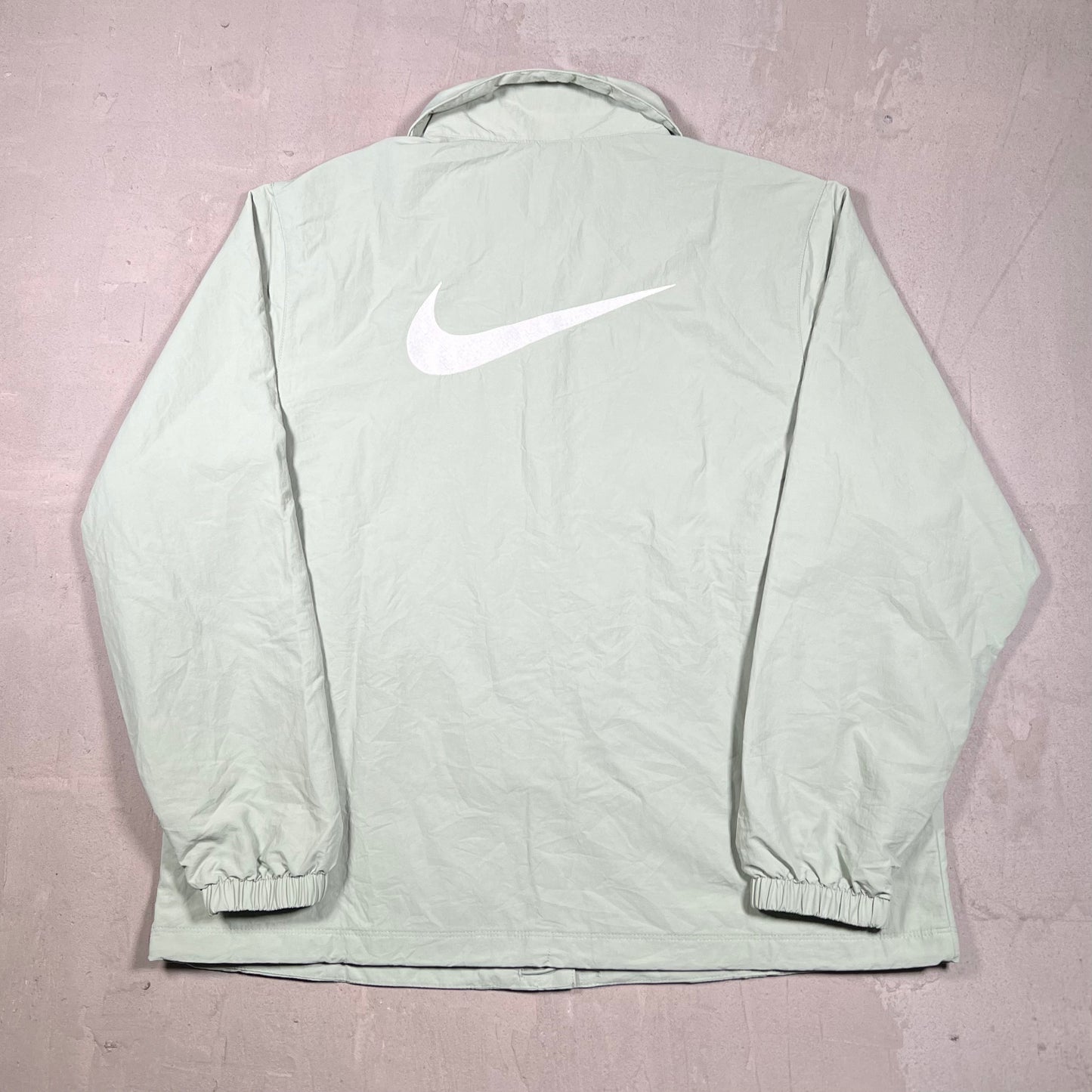 Nike Sage Green Coach's Jacket Size Medium USED v19985